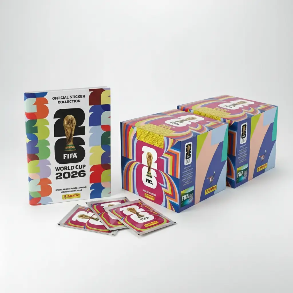Kit Campeão álbum Copa 2026 Mundial com 60 saquetas de cromos por 39,99€ - Mais vendido