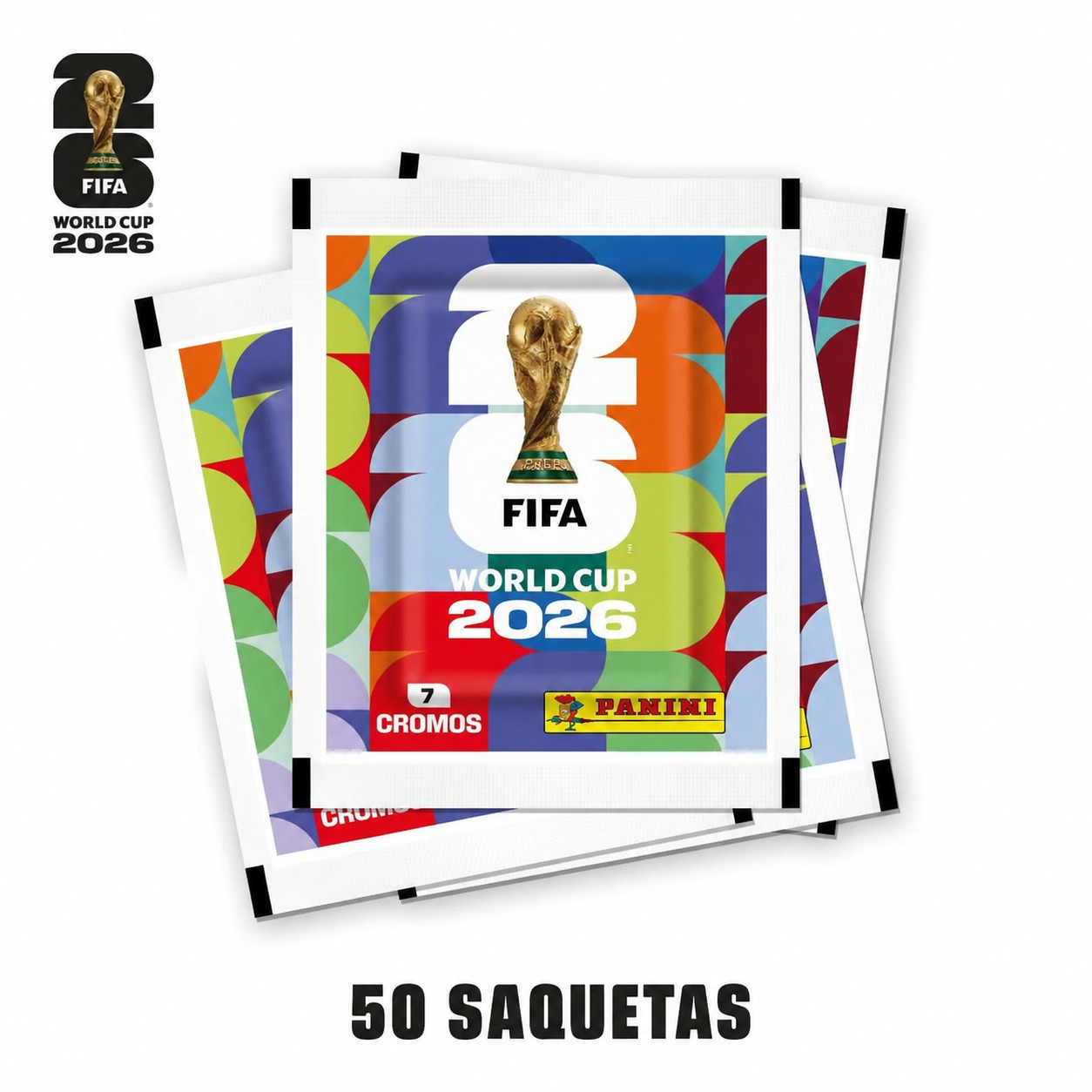 50 Saquetas de cromos Copa 2026 Mundial
